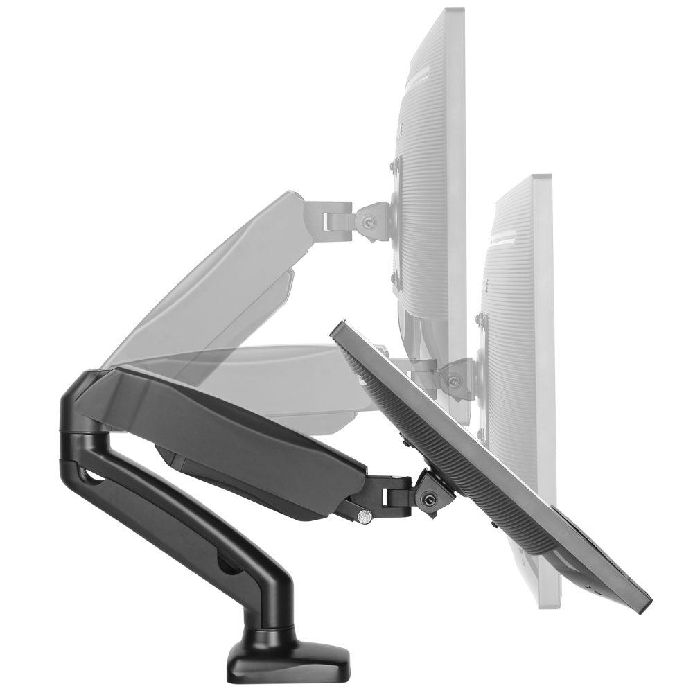 HF-DTMT553: Desktop Display Mount, Full Motion, Single Screen, VESA 100x100 (13-27 inch)